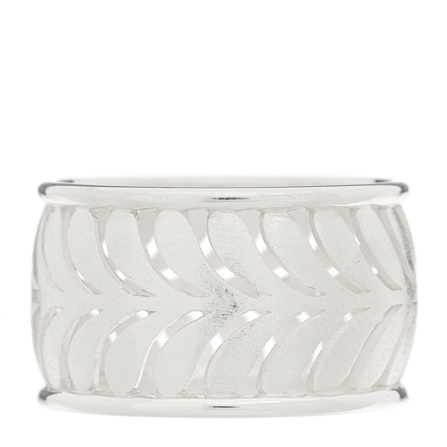 Sterling Silver Villa Paloma Palm Band Ring 54 7