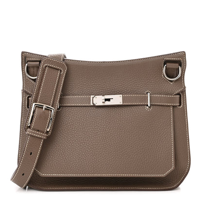 Hermes Taurillon Clemence Jypsiere 28 Etoupe 1 of 14