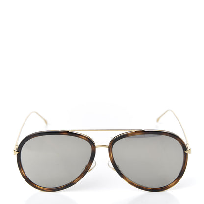 Fendi Acetate Metal Aviator Sunglasses FF G155/S Havana 2 of 7