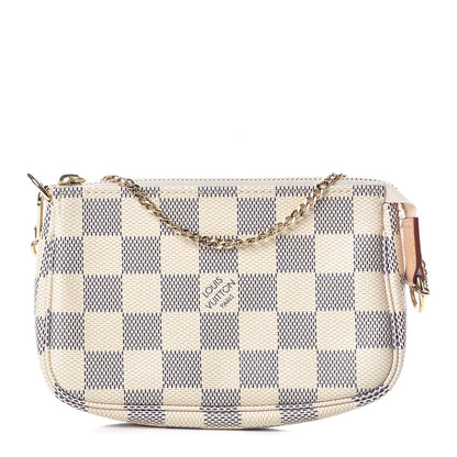Louis Vuitton Damier Azur Mini Pochette Accessories 1 of 9