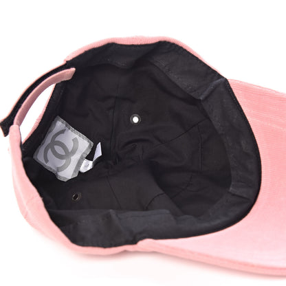 Chanel Cotton CC Logo Hat Cap L Pink 8 of 9