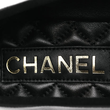 Chanel Lambskin Mary Jane Flats 37 Black 9 of 11