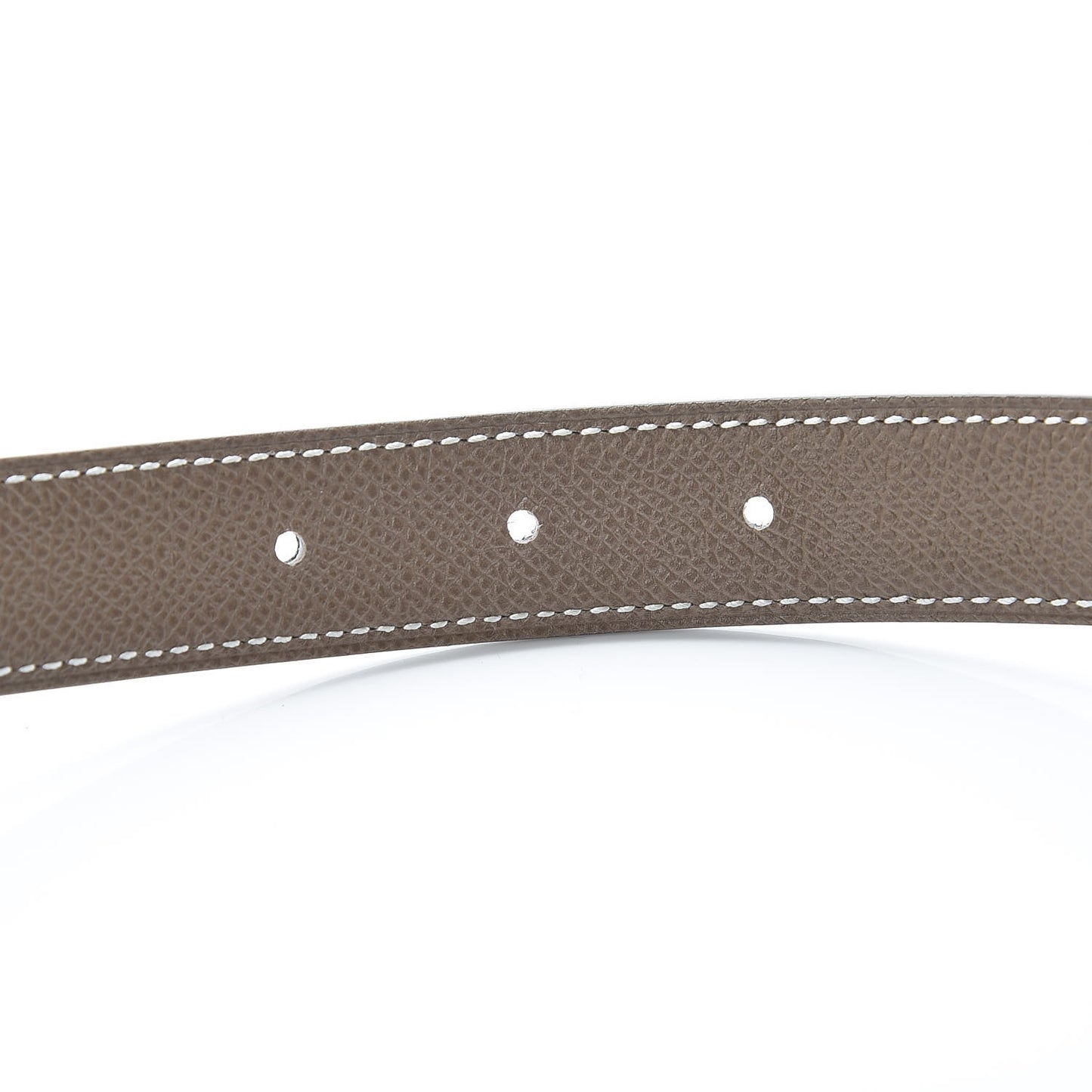 Swift Epsom 24mm Mini Constance H Belt 80 Black Etoupe