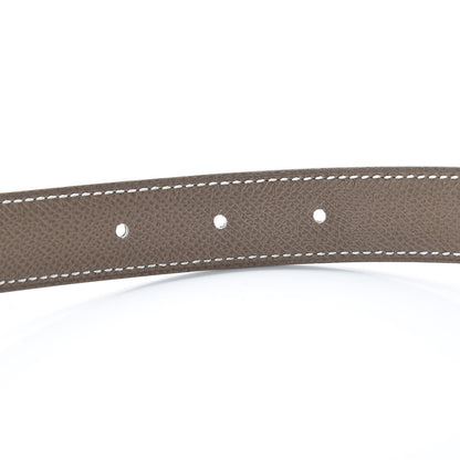 Hermes Swift Epsom 24mm Mini Constance H Belt 80 Black Etoupe 4 of 8