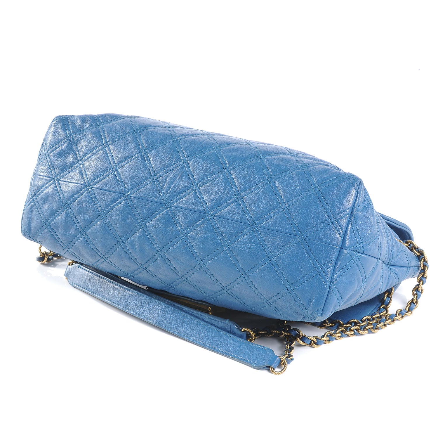 Marc Jacobs Leather Baroque Single Flap Blue 4 of 7
