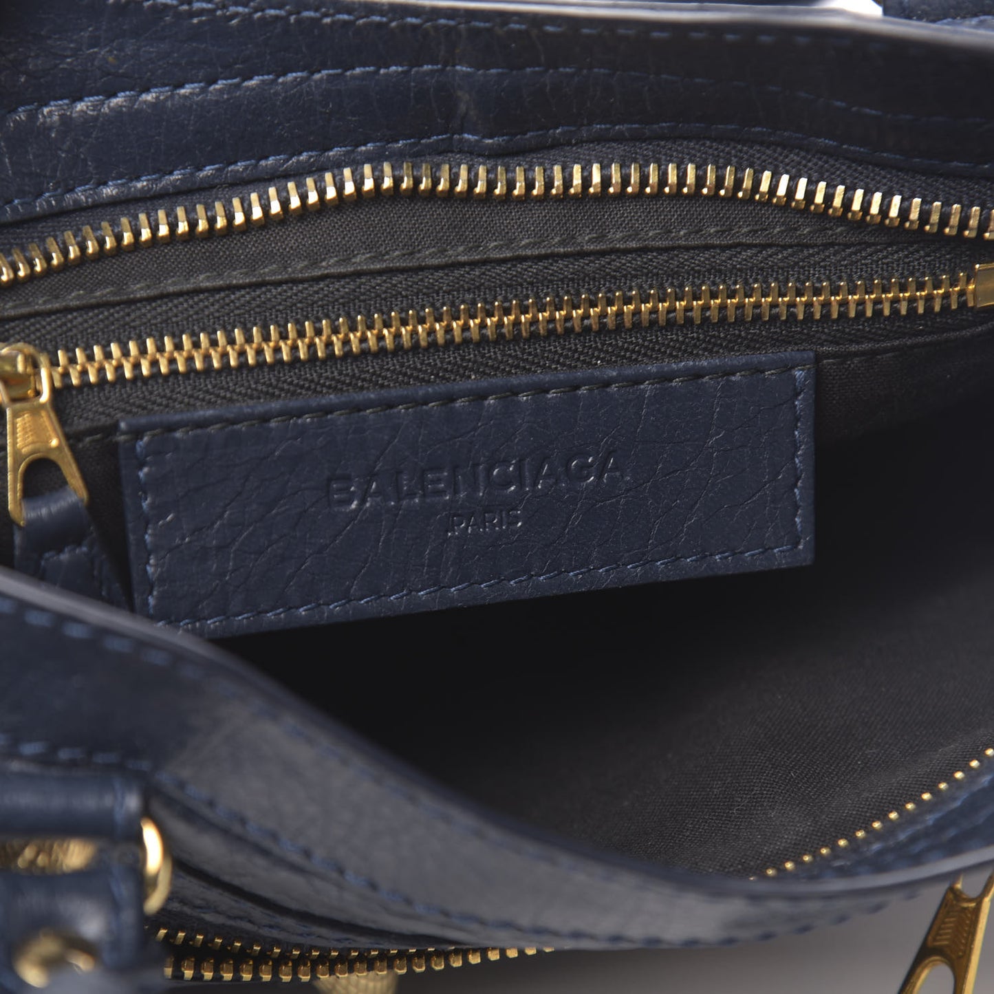 Agneau Giant 12 Gold Hardware Mini City Bleu Obscur