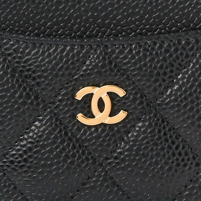 Chanel Caviar Quilted Card Holder Black 8 of 9