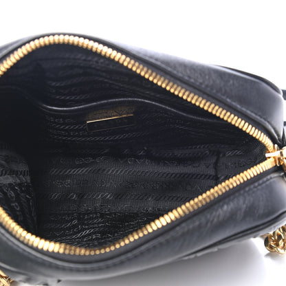 Prada Nappa Gaufre Camera Bag Black 4 of 4