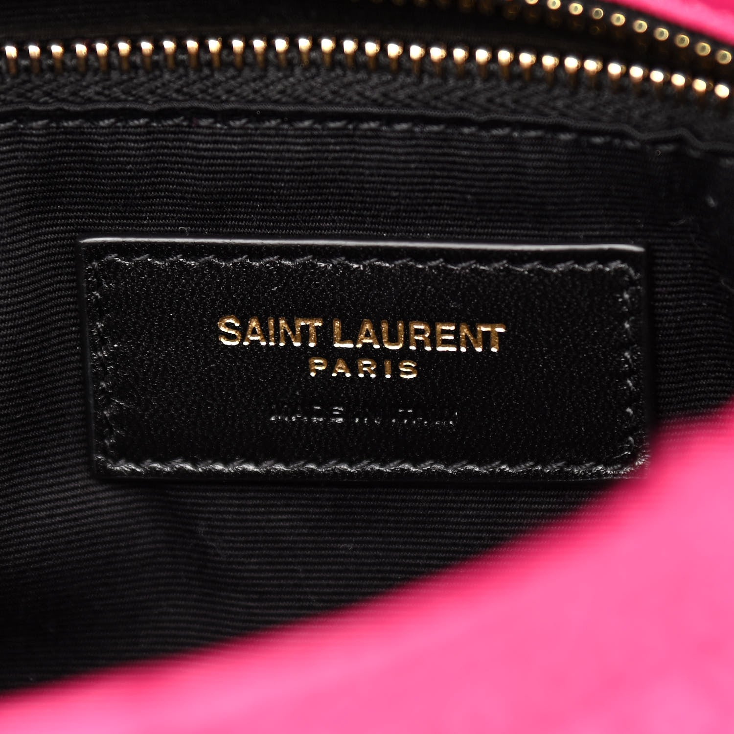 Saint Laurent Boucle Tweed Quilted Toy Loulou Puffer Monogram Chain Satchel Magenta 6 of 11
