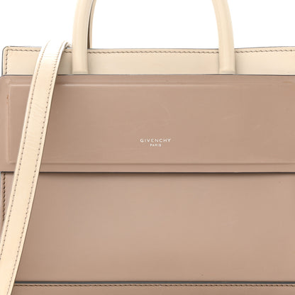 Givenchy Smooth Calfskin Bi-Color Mini Horizon Satchel Linen Off-White 7 of 15