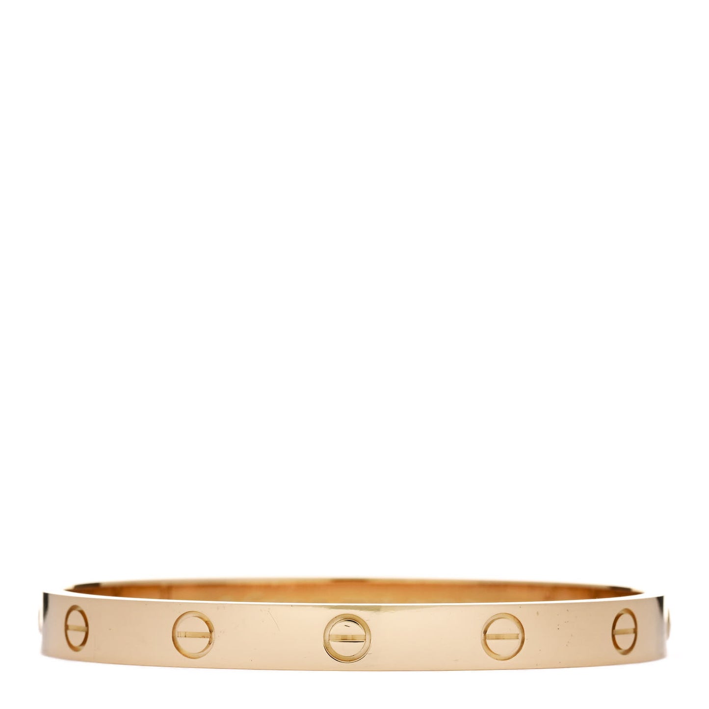 18K Yellow Gold LOVE Bracelet 17