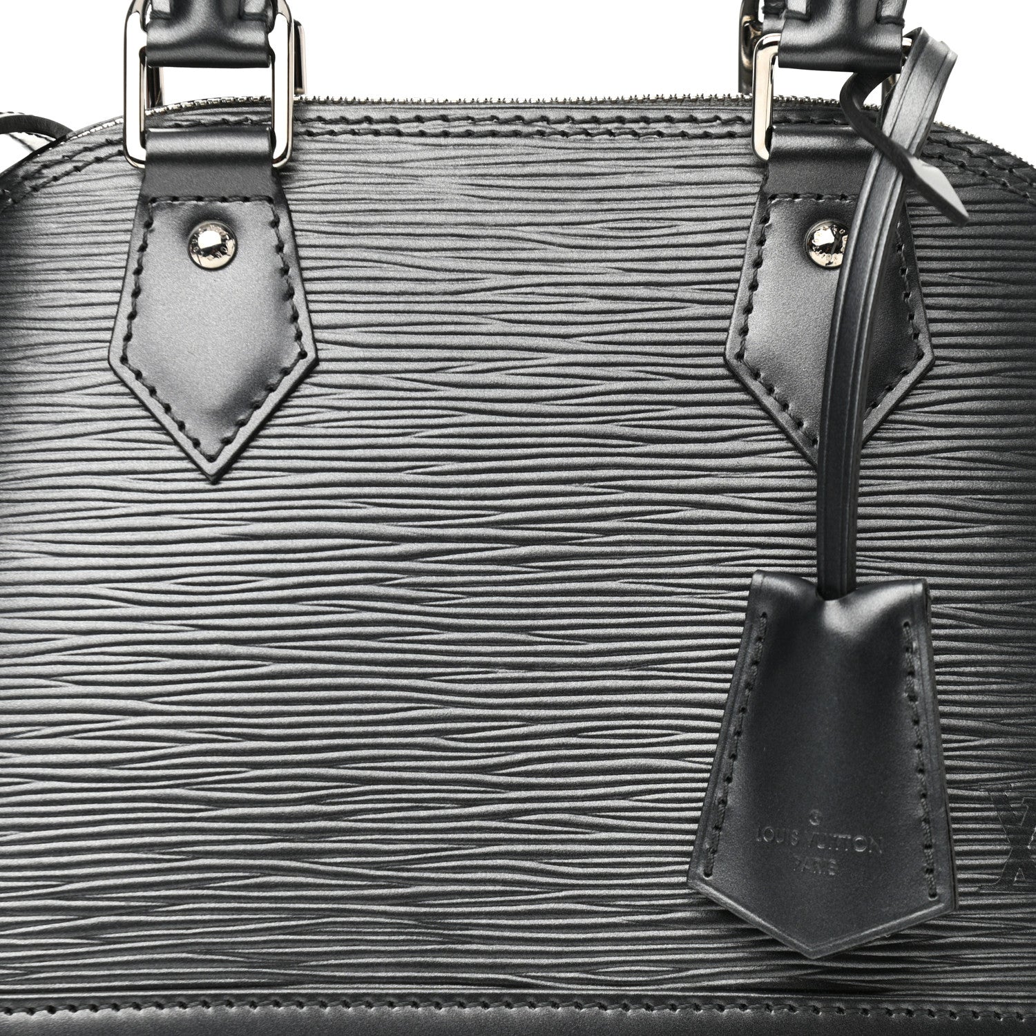 Louis Vuitton Epi Alma BB Anthracite Nacre 10 of 11