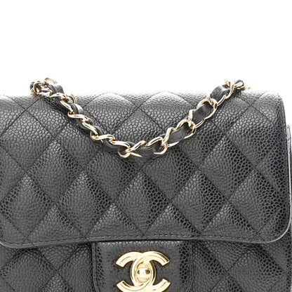 Chanel Caviar Quilted Mini Square Flap Black 8 of 13