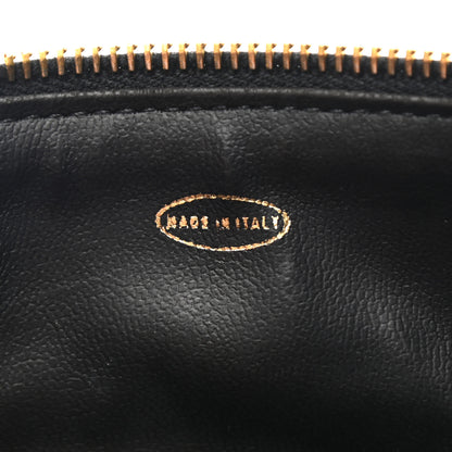 Chanel Lambskin Vanity Cosmetic Case Black 7 of 10