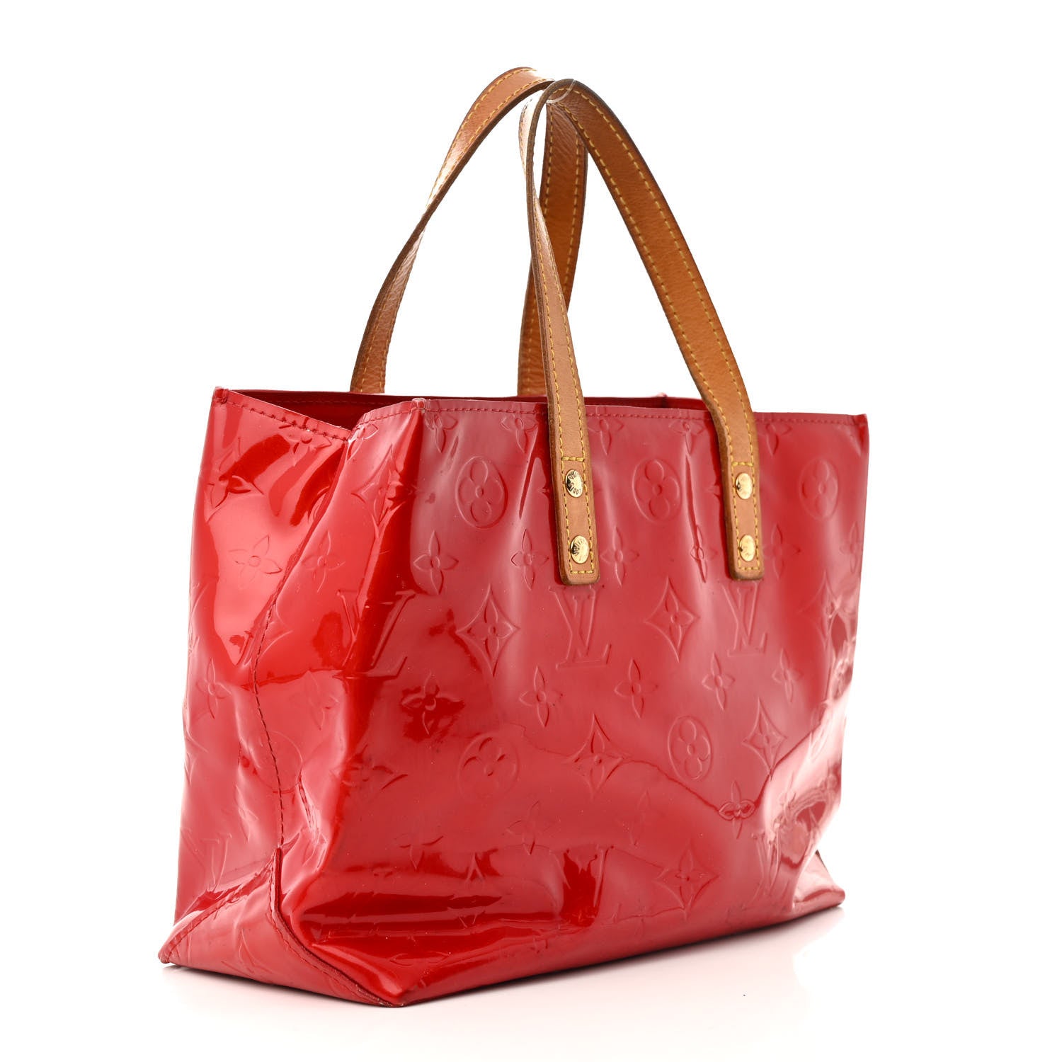 Louis Vuitton Vernis Reade PM Rouge 3 of 19