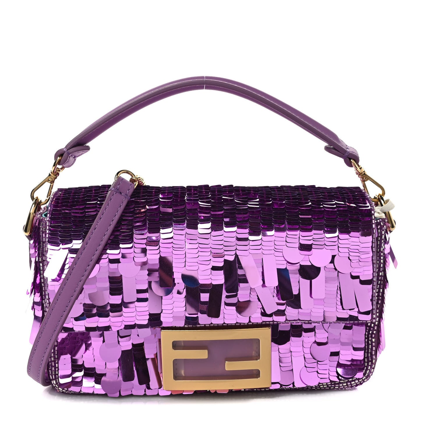 Sequin Paillettes Vitello Grace Sex and the City Mini Baguette Agapanto
