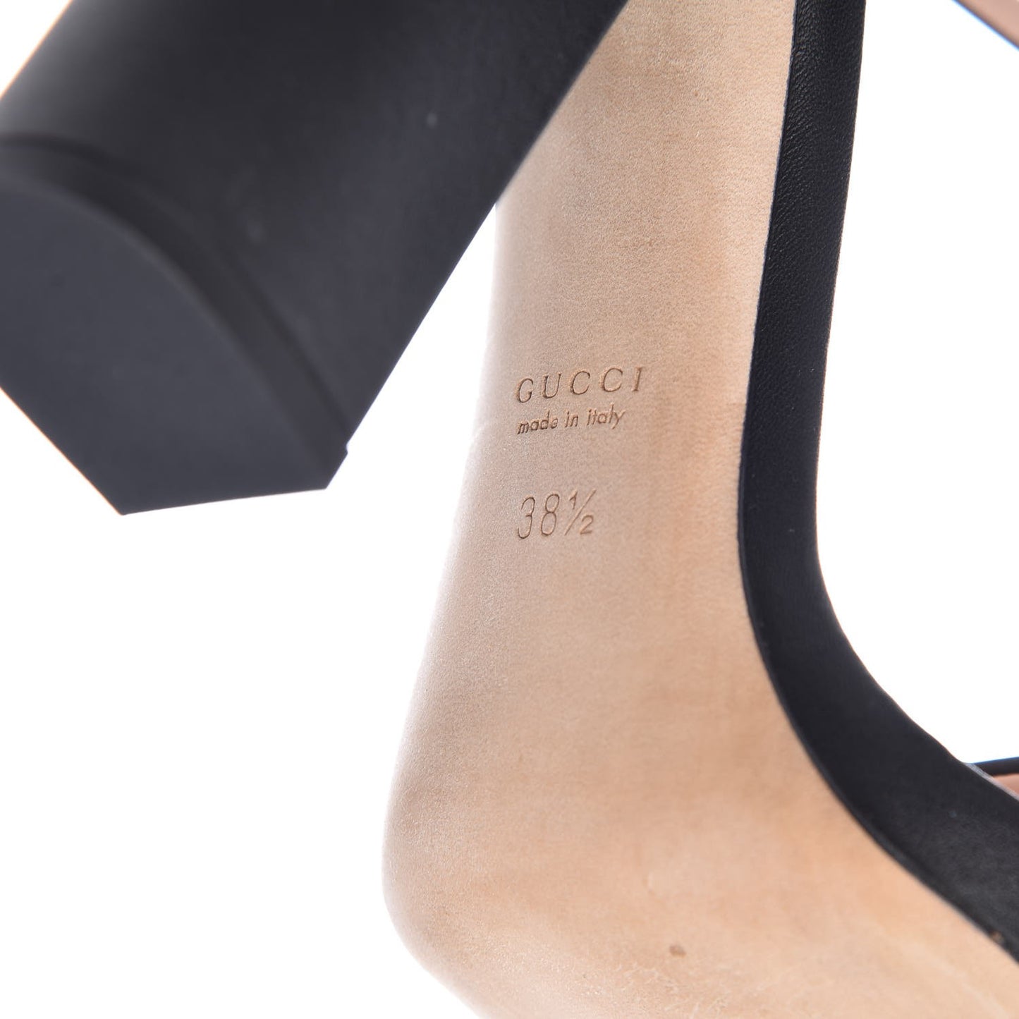 Calfskin Miro Soft Horsebit High Heel Sandals 38.5 Black