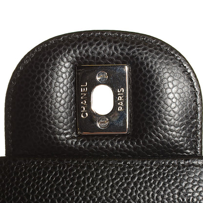 Chanel Caviar Quilted Jumbo Double Flap Black 9 of 9