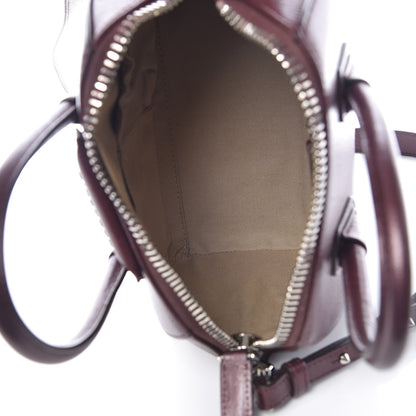 Givenchy Metallic Sugar Goatskin Mini Antigona Oxblood 5 of 14