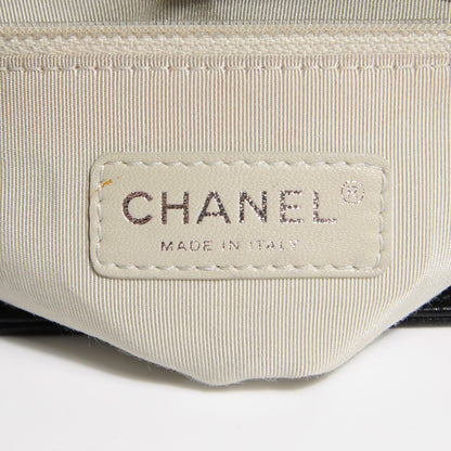 Chanel Washed Lambskin Mini Chain Around Messenger Black 6 of 7