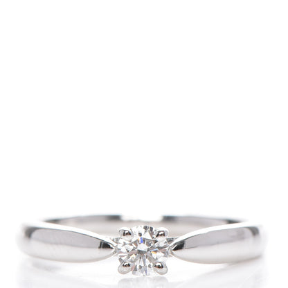Tiffany Platinum Diamond .17ct Harmony Solitaire Engagement Ring 4.75 1 of 7