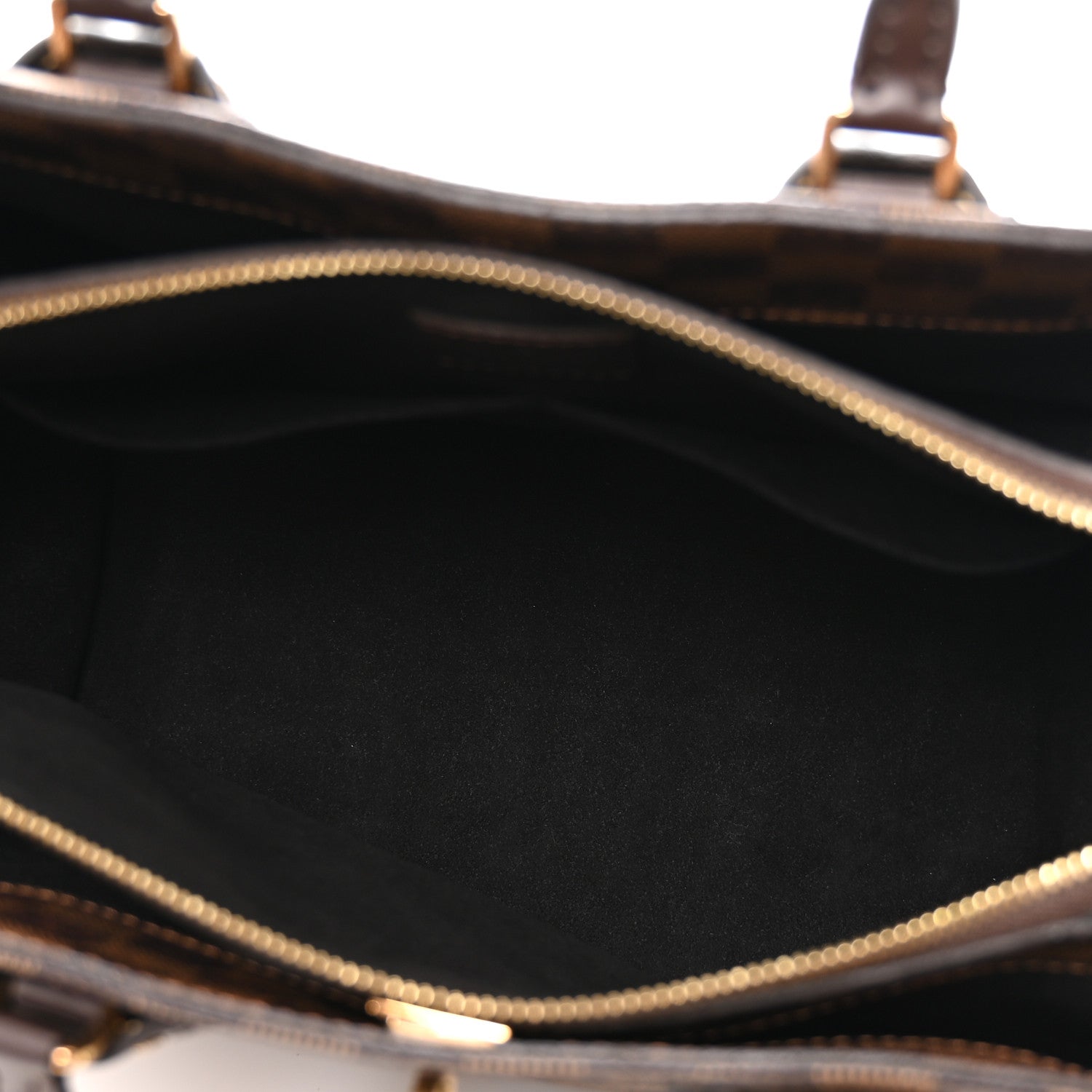 Louis Vuitton Cuir Taurillon Damier Ebene Normandy Black 5 of 10