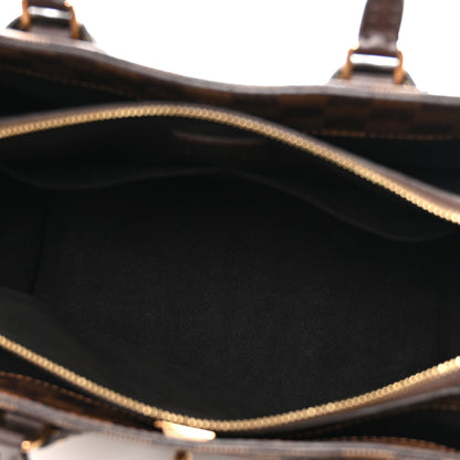 Louis Vuitton Cuir Taurillon Damier Ebene Normandy Black 5 of 10