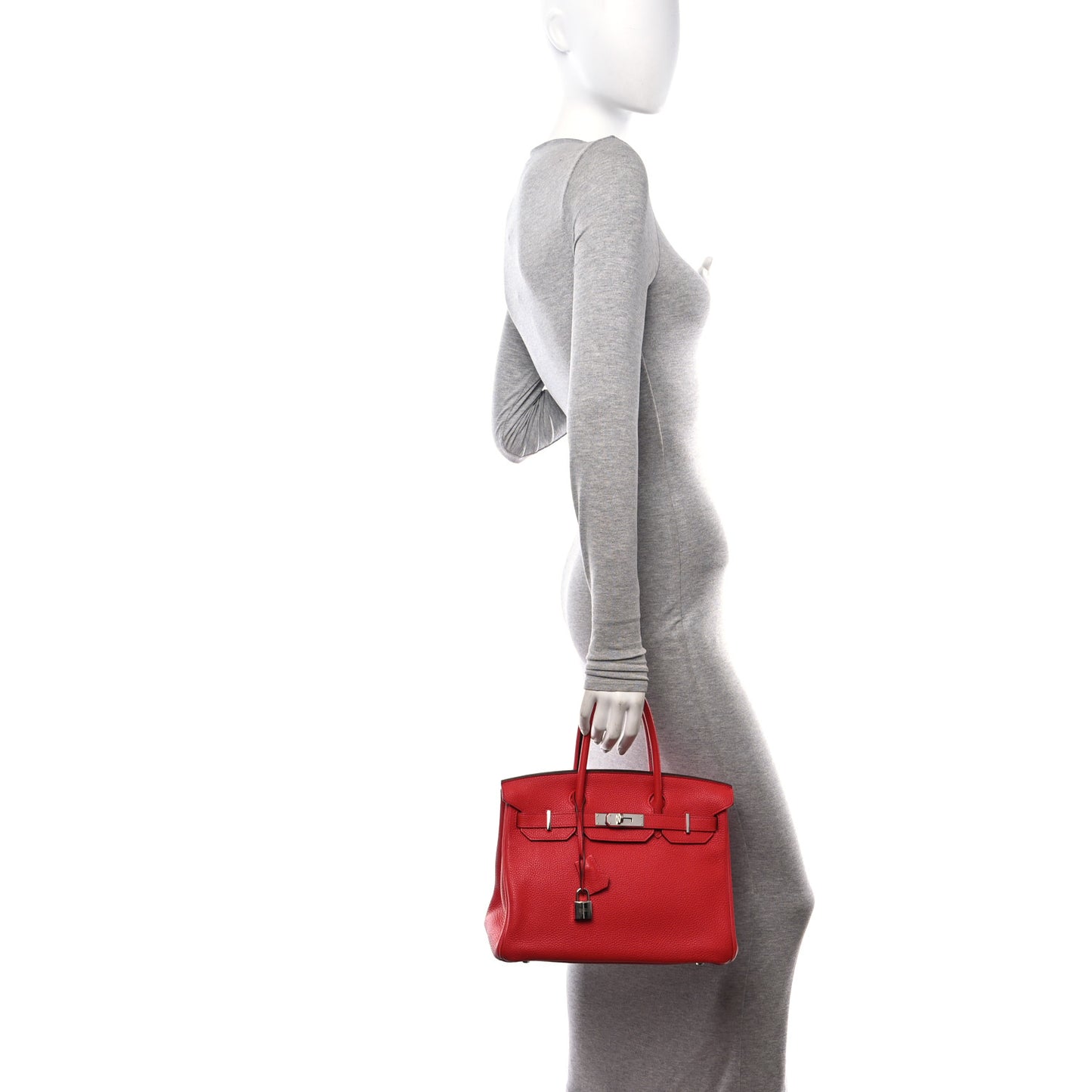 Togo BIRKIN 30 Rouge Pivoine