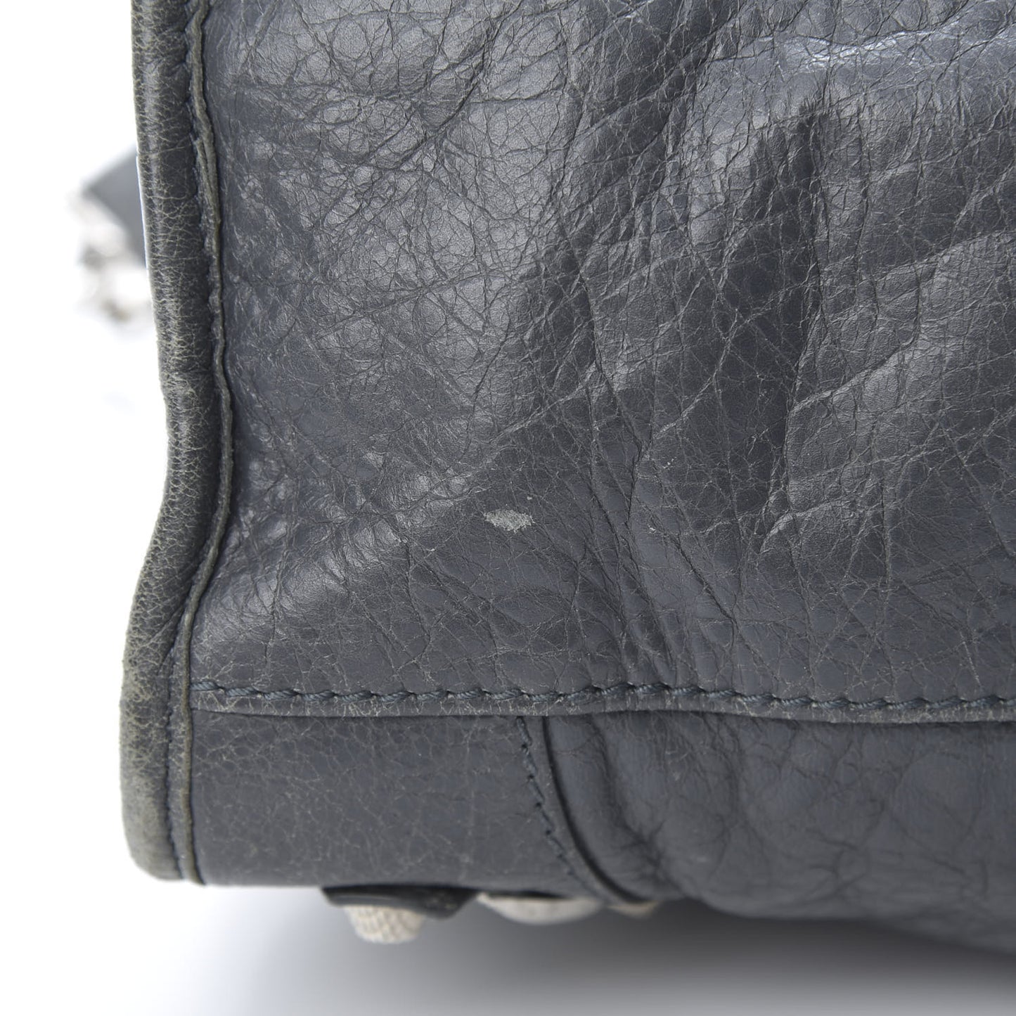 Agneau Giant 12 Silver Hardware Gris Tarmac