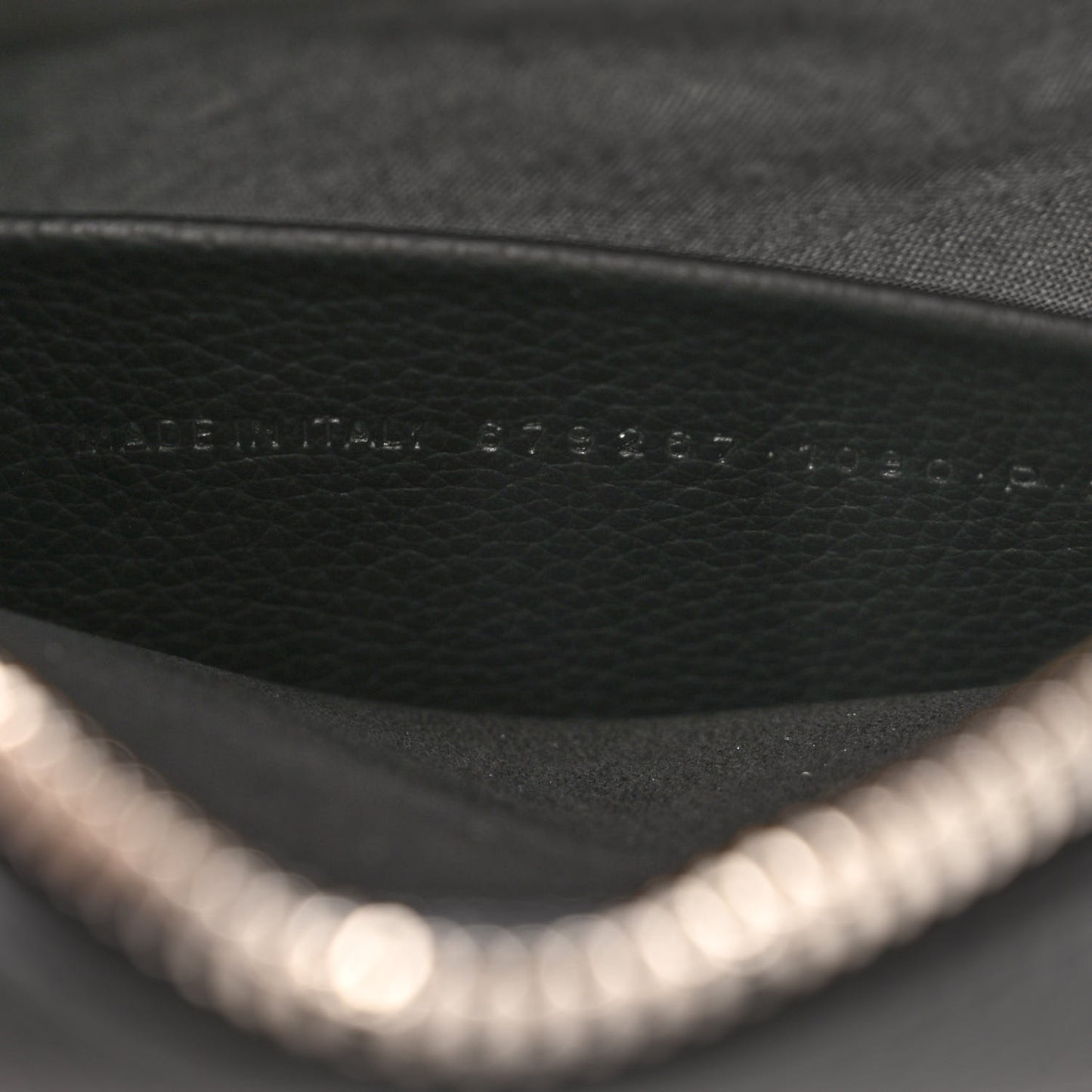 Calfskin Logo M Everyday Camera Bag Black