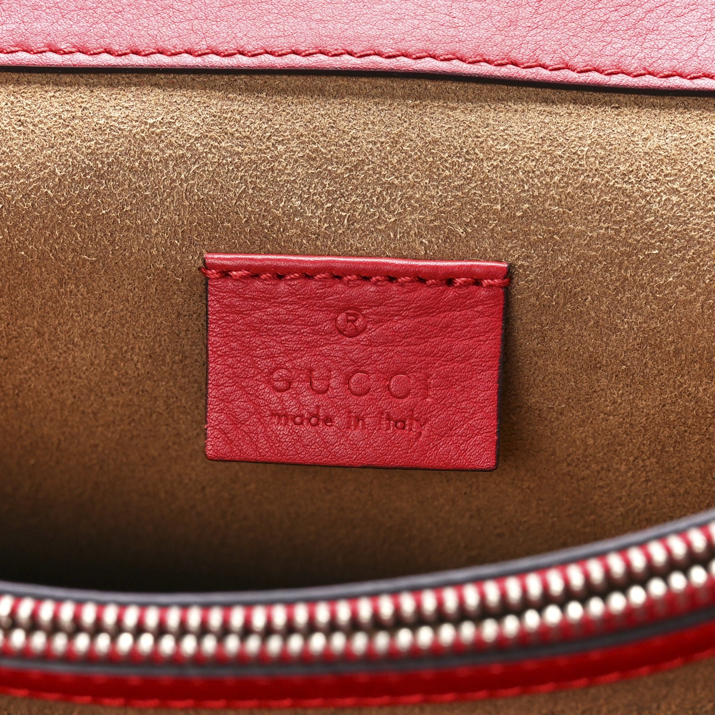 GG Supreme Monogram Arabesque Medium Dionysus Shoulder Bag Hibiscus Red