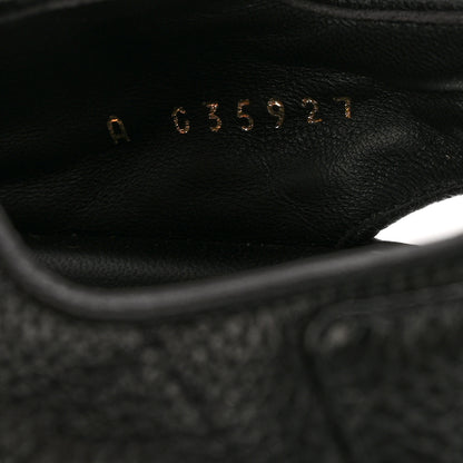 Chanel Grained Calfskin Velcro Dad Sandals 39.5 Black 9 of 10