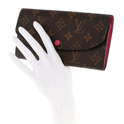 Louis Vuitton Monogram Emilie Wallet Hot Pink 2 of 8