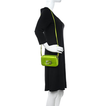 Fendi Silk Satin Phone Baguette Wasabi 2 of 10