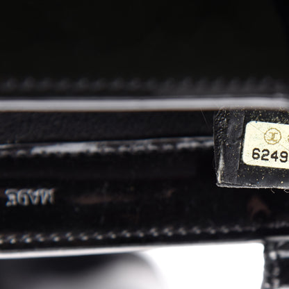 Chanel Patent Logo Shoulder Bag Black 12 of 13