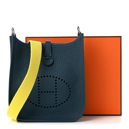 Hermes Taurillon Clemence Amazone Evelyne TPM Colvert Lime 11 of 11