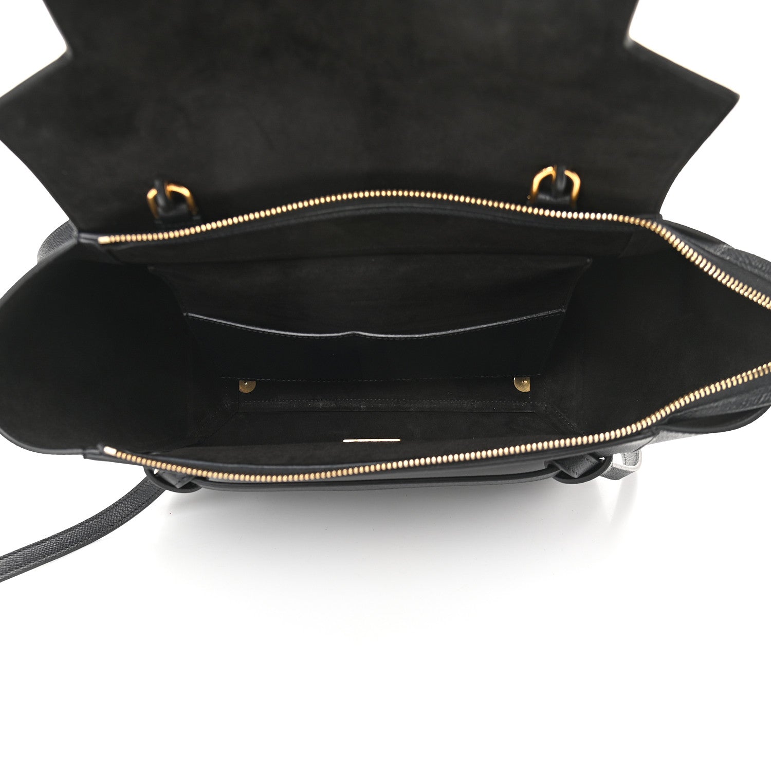 Celine Grained Calfskin Mini Belt Bag Black 7 of 9