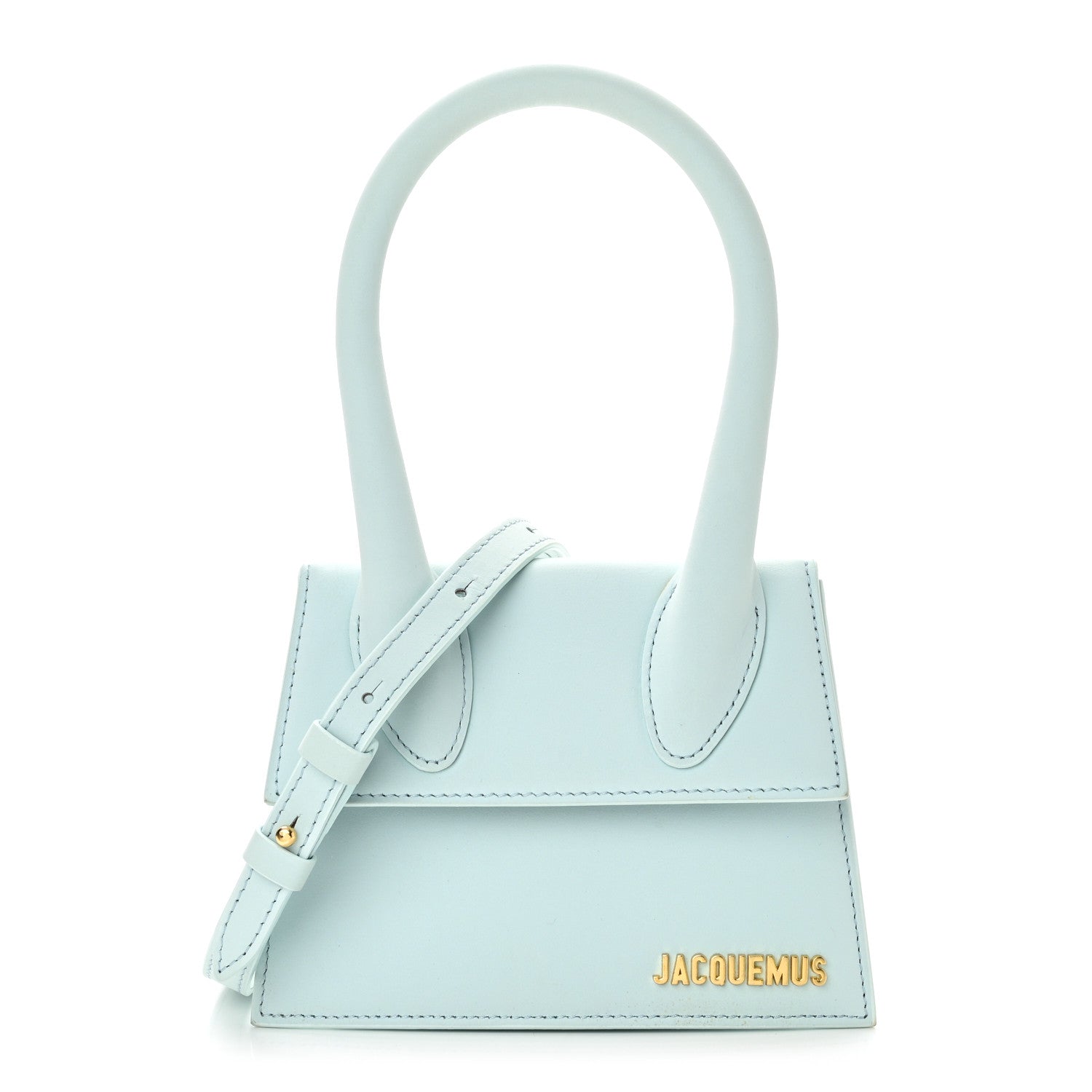 Jacquemus Smooth Calfskin Le Chiquito Moyen Blue 1 of 9