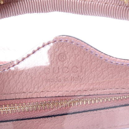 Gucci Vinyl Web Mini Ophidia Transparent Shoulder Bag Perfect Pink 6 of 6