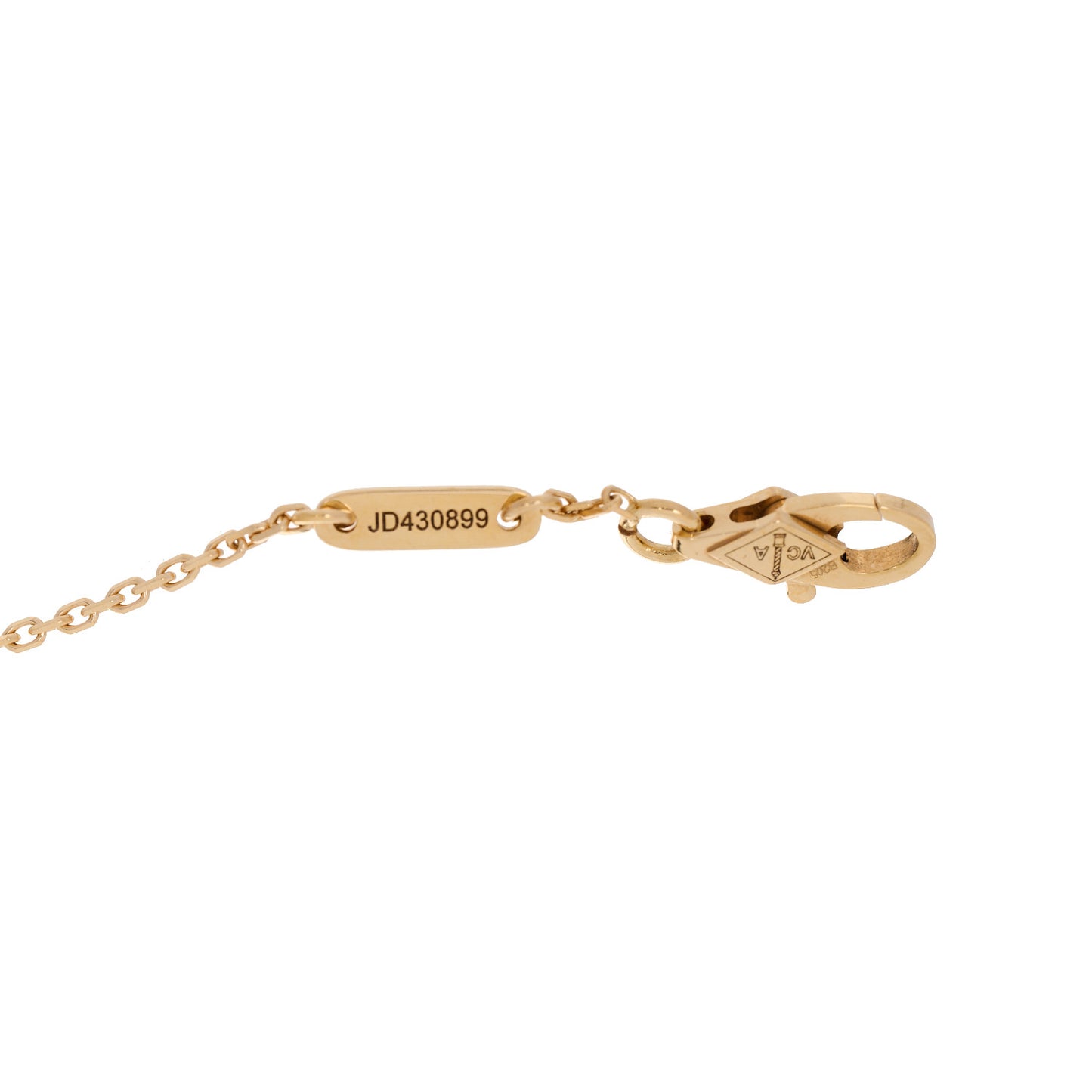 18K Yellow Gold Mother of Pearl Sweet Alhambra Bracelet