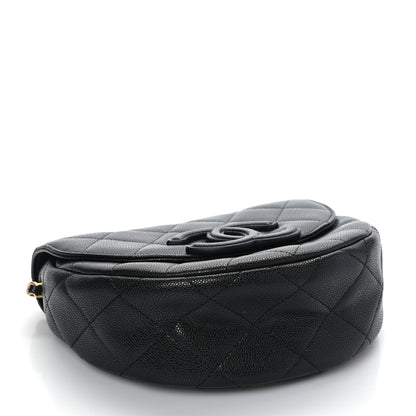 Chanel Caviar Quilted Small Messenger Flap Black 4 of 9
