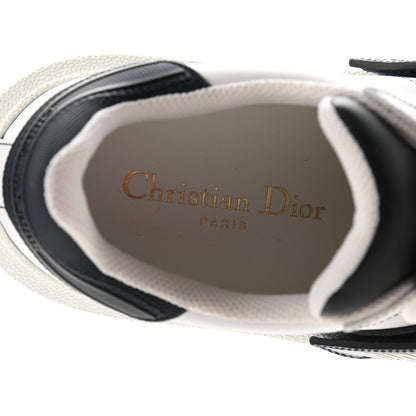 Christian Dior Calfskin Bi-Color Dior-ID Platform Sneakers 35.5 White Deep Blue 7 of 8