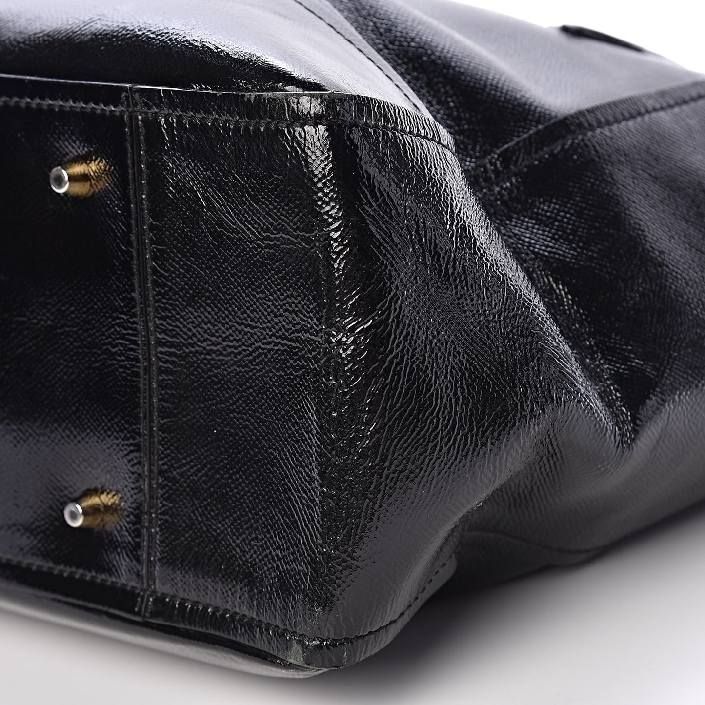 Patent Large Somerford Tote Black