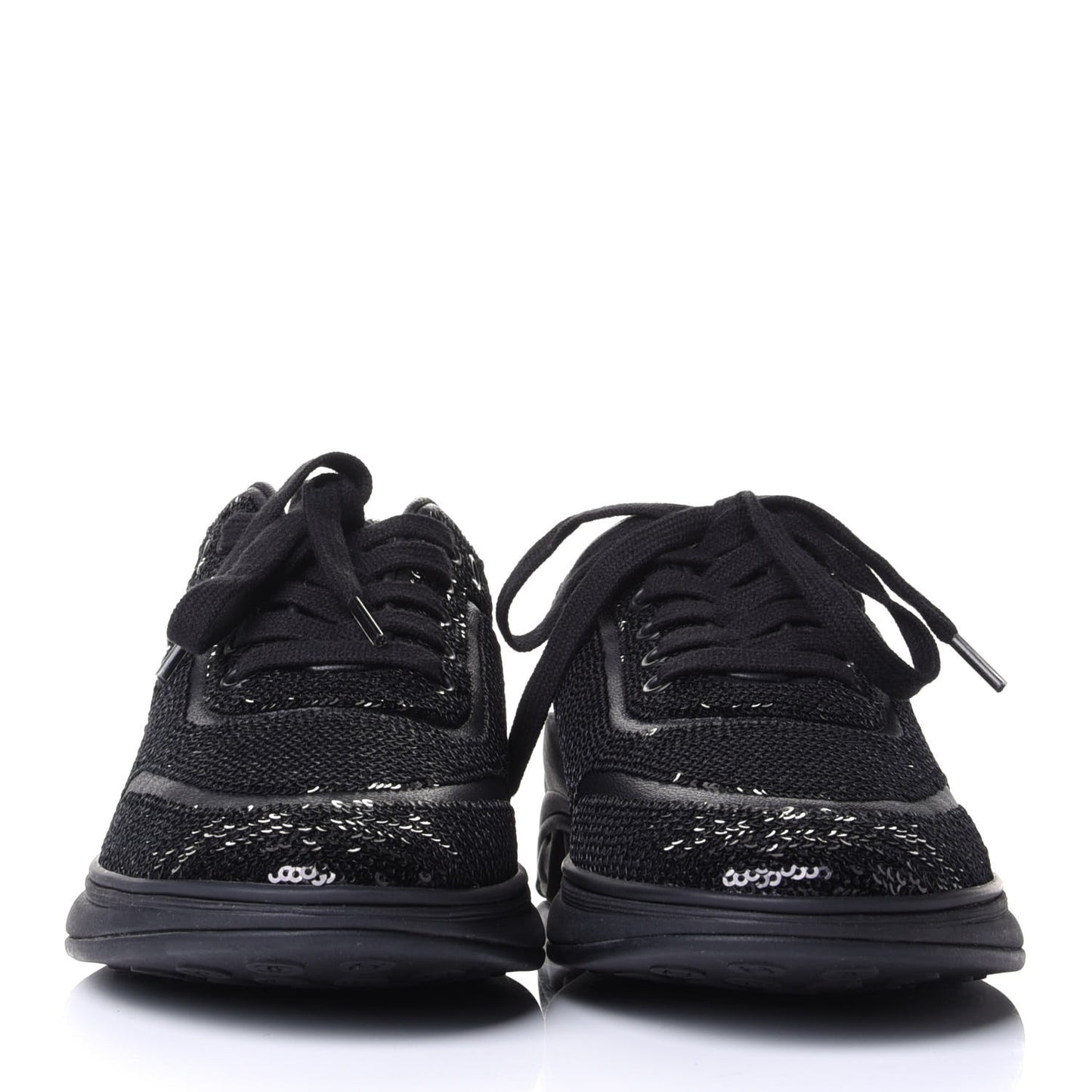 Sequin CC Sneakers 37 Black
