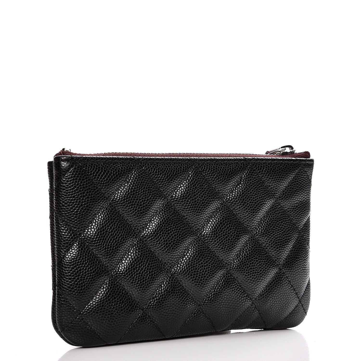 Chanel Caviar Quilted Small Cosmetic Case Black 3 of 8