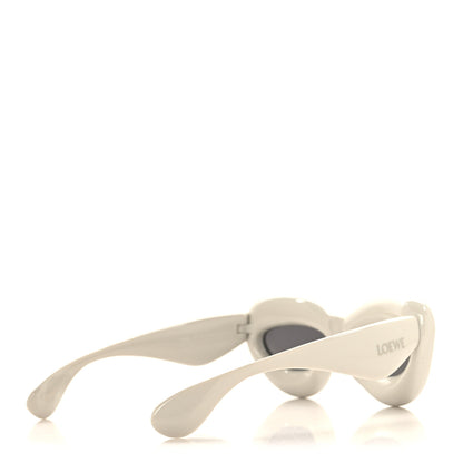 Loewe Acetate Inflated Cat-Eye Sunglasses LW40097I White 4 of 7