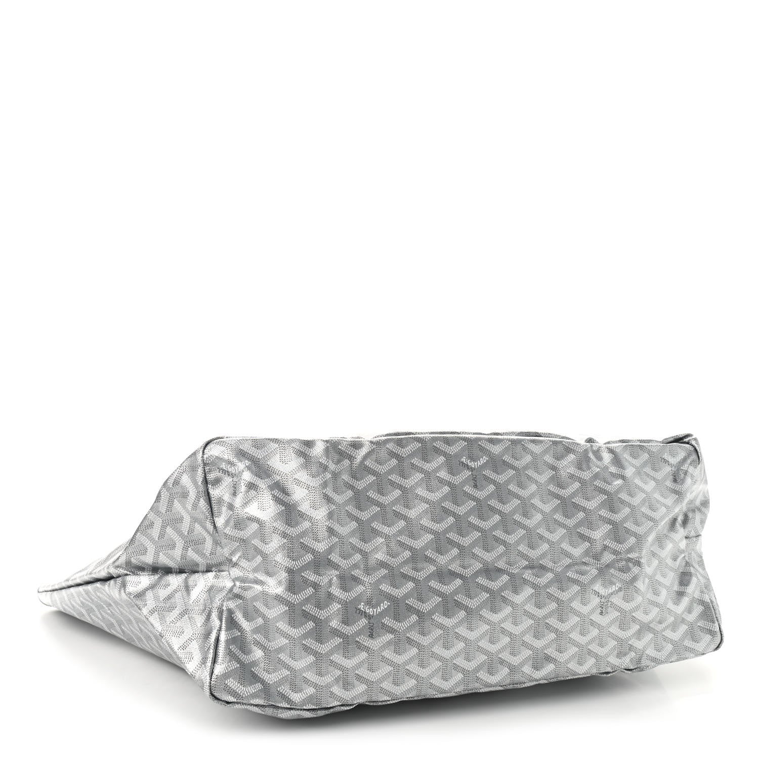 Goyard Goyardine Precious Metals Saint Louis GM Silver 5 of 10