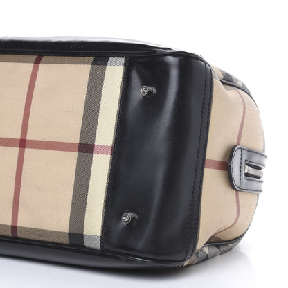 Burberry Nova Check Bowling Bag Black 10 of 14