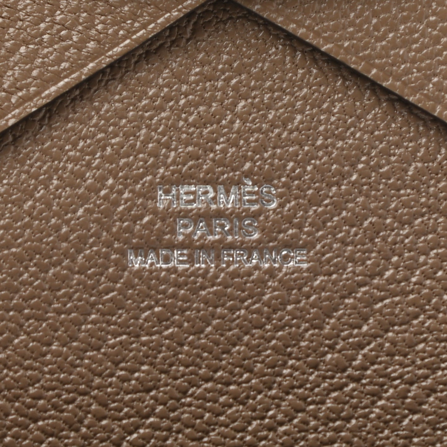 Chevre Mysore Calvi Duo Card Case Etoupe