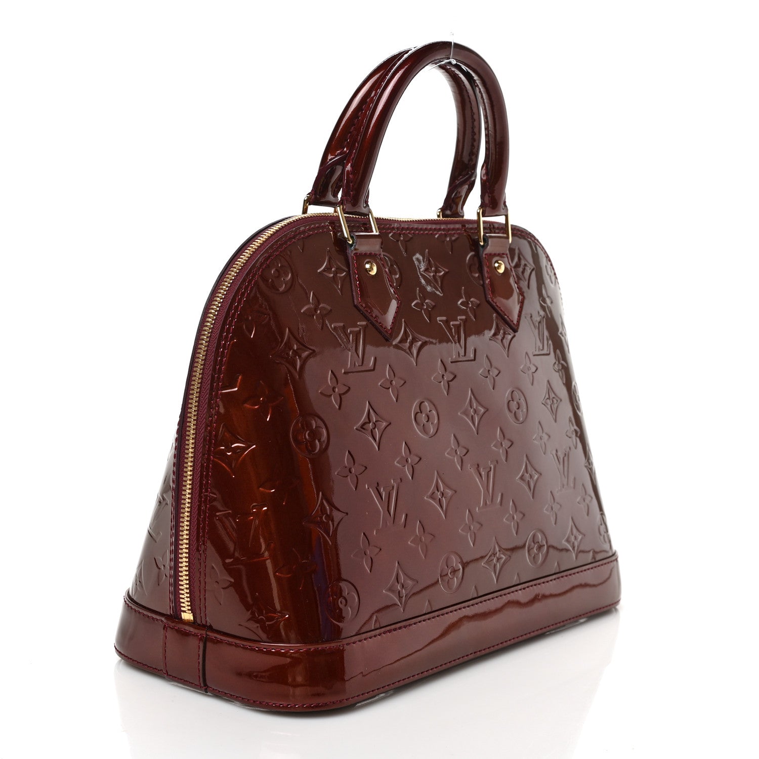 Louis Vuitton Vernis Alma PM Rouge Fauviste 3 of 8